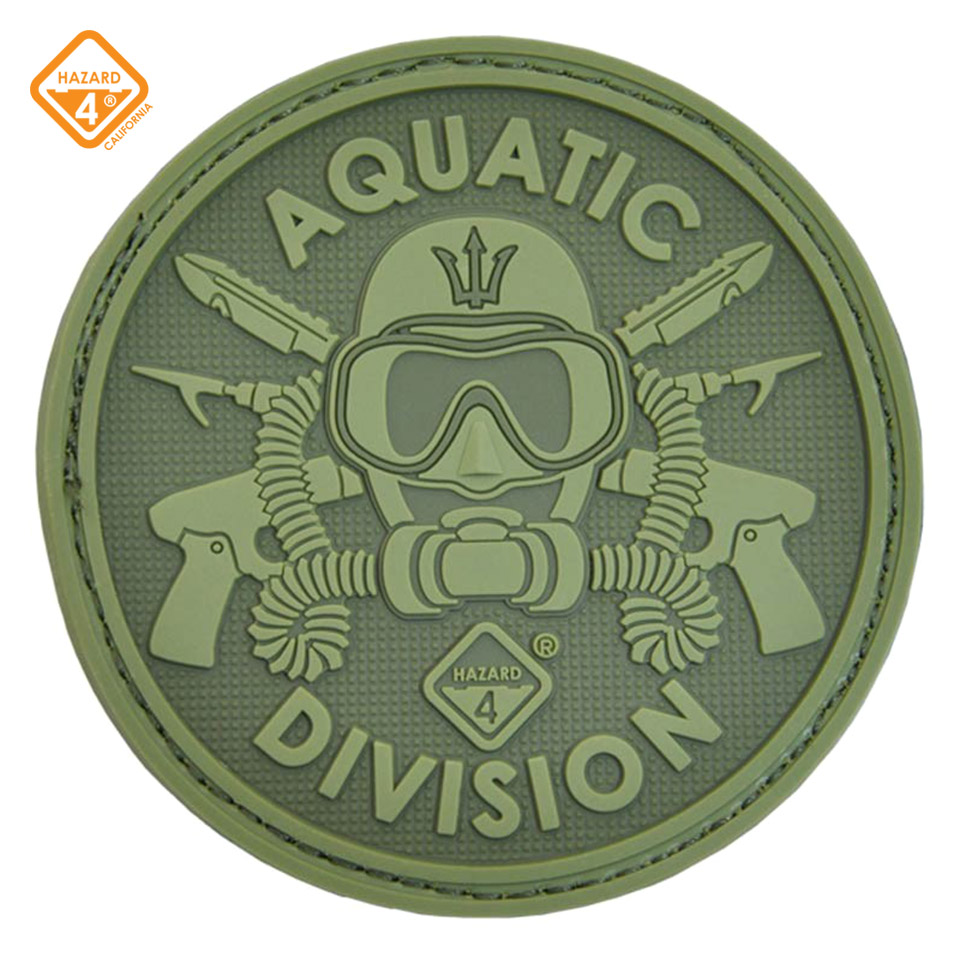 Aquatic Division Patch - rubber velcro patch