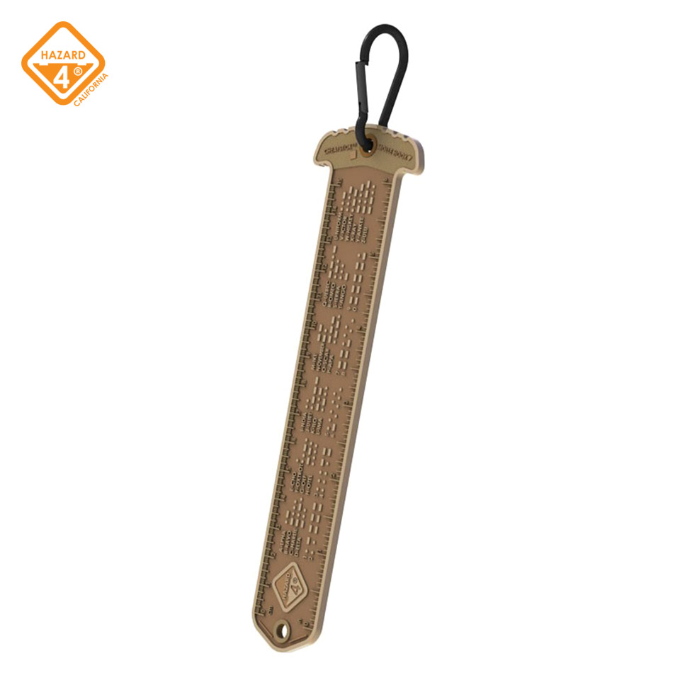 Cheatstick #1 Morse/Ruler - molle reference patches