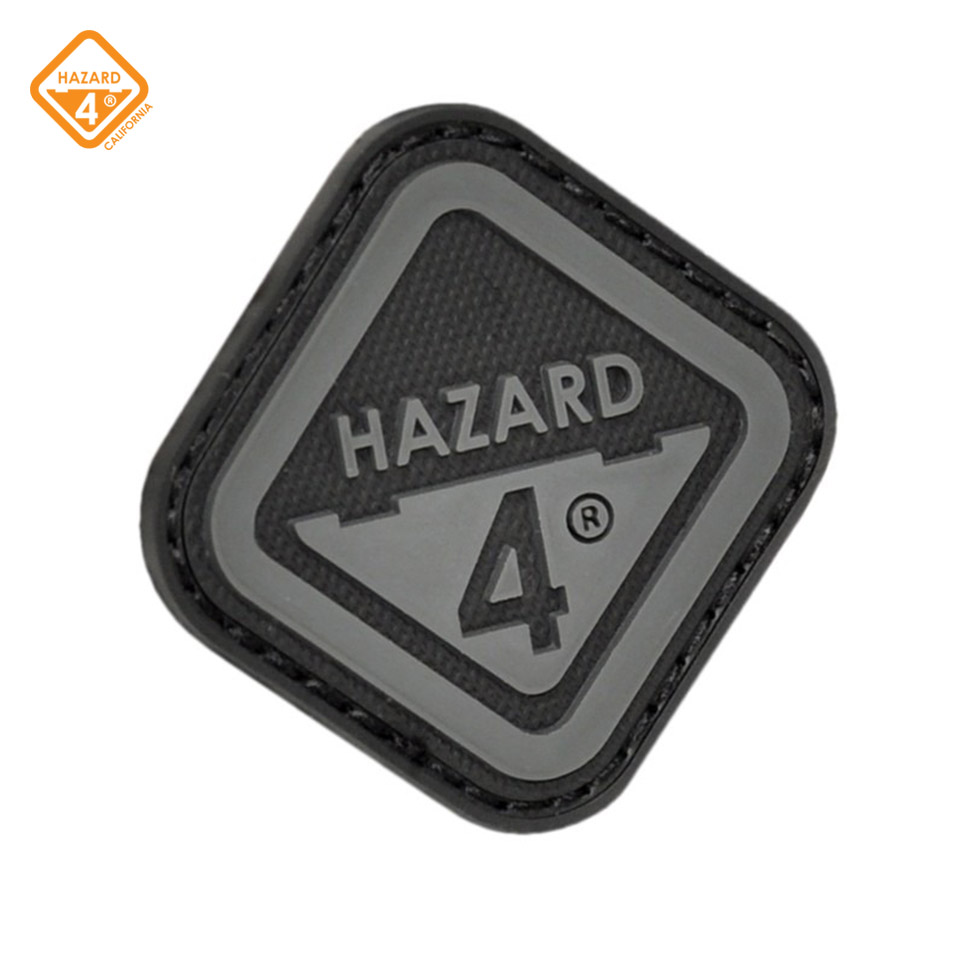 Morale Patch - Diamond Shaped - Velcro - Hazard 4 Logo