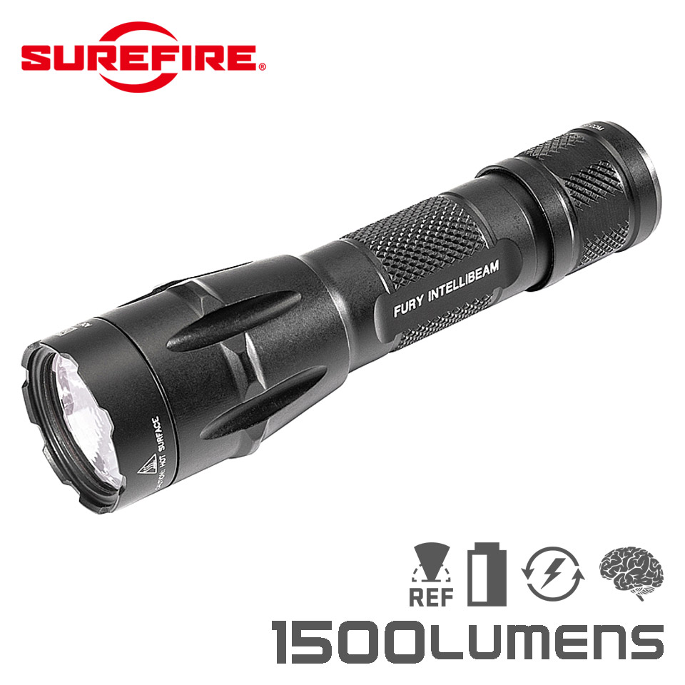 FURY INTELLIBEAM - Auto-Adjusting Dual Fuel LED Flashlight