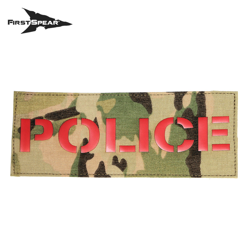 Law Enforcement Cell Tag™ 3"x8" - Letter Color Red
