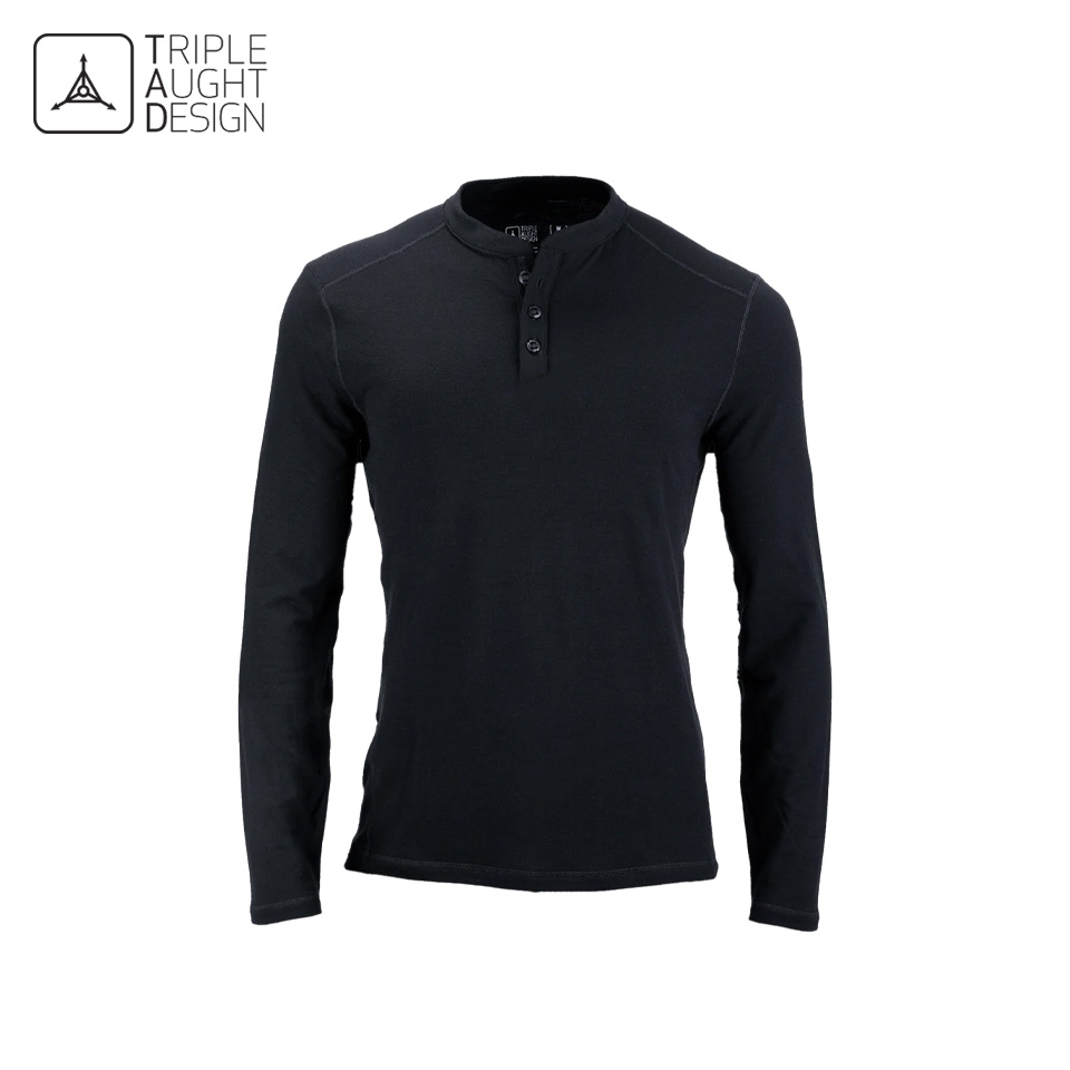 Huntsman 200 Henley - Black