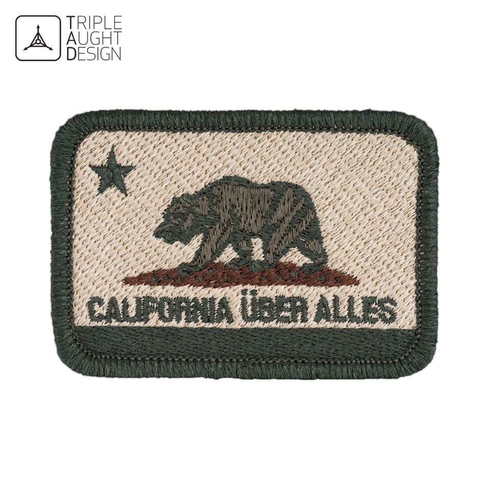 CALIFORNIA UBER ALLES PATCH Loden