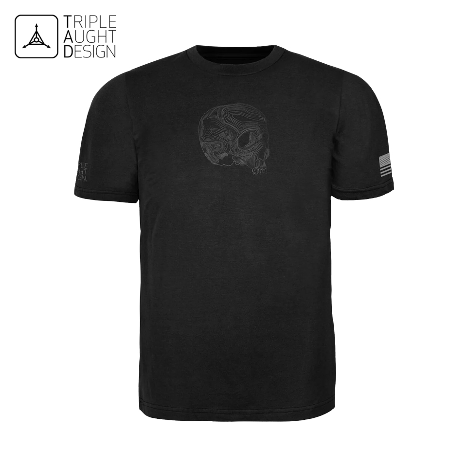 TOPO SKULL T-SHIRT - Black