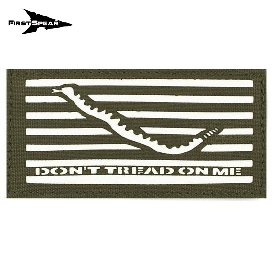 "Don't Tread on Me" First Navy Jack GLO Cell Tag™